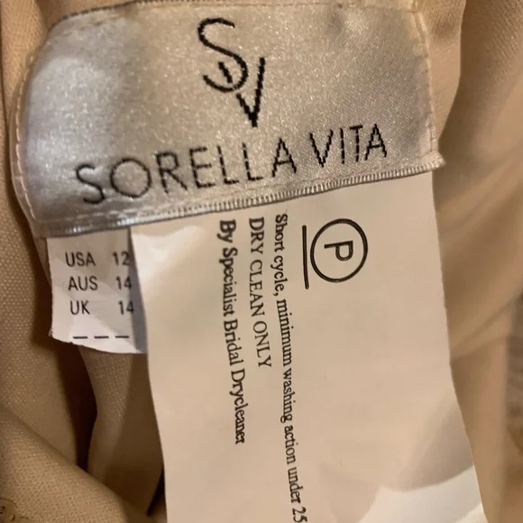 Sorella Vita Bridesmaid Dress Size 12 - Picture 2 of 6